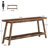 70.9 Inches Extra Long Farmhouse Console Table, Solid Wood Entryway Table With 2-Tier Open Storage, Rustic Narrow Sofa Table Behind Couch For Hallway, Living Room, Or Foyer, Rustic Brown-1469192489