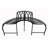 Tree Wrap Garden Bench Semi-Circle-109762804
