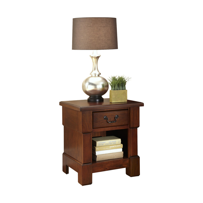 22'' W Nightstand, Rustic Cherry