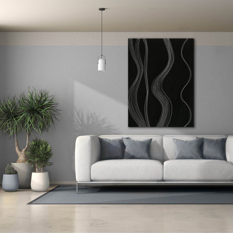 «Rippling Stitches I» par Regina Moore, H 54 po x l 40 po x P 1,5 po