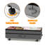Rangement rétractable sous le lit avec roulettes gris
