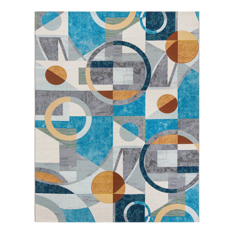 Keazia Indoor/Outdoor Area Rug, Rectangle 7'10" x 10'