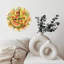 Horloge avec fruit aquarelle