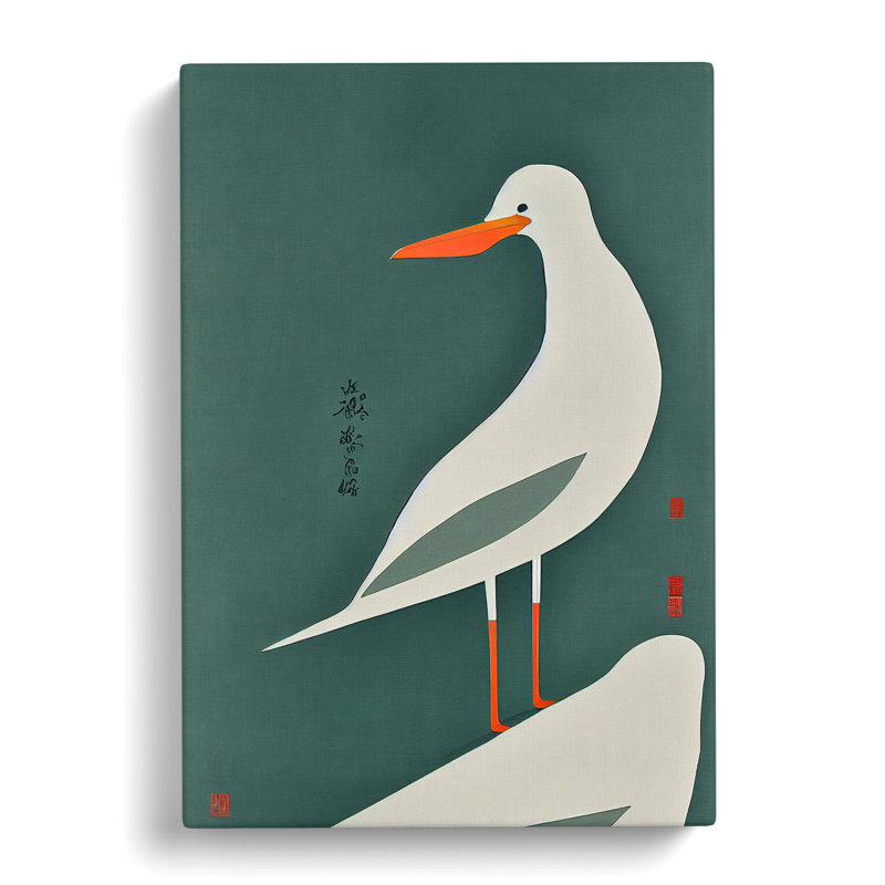 Seagull Abstract Art Vol.2 - Wrapped Canvas, 76cm H x 50cm W x 3cm D