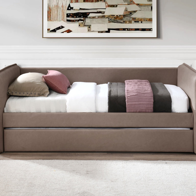 Daybed With A Trundle (Daybed), Brown