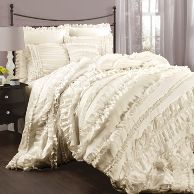 Ensemble d'édredon traditionnel en microfibre Belle