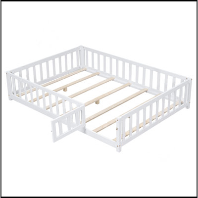 Lit de sol polyvalent Montessori pour S avec caractéristiques de sécurité et fabrication robuste