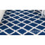 Tapis d'intérieur / extérieur bleu marine / blanc Albertha-629127615