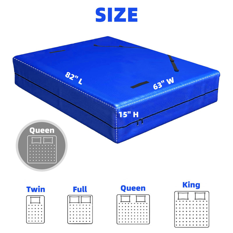 Matress Bags for Moving and Storage, Heavy-duty Thick Matress Storage Bag with Sturdy Zippers and Handles, Queen