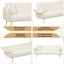 Futon-lit de 70,1 po, canapé-lit double convertible avec accoudoirs rabattables pour les salons et les petits espaces