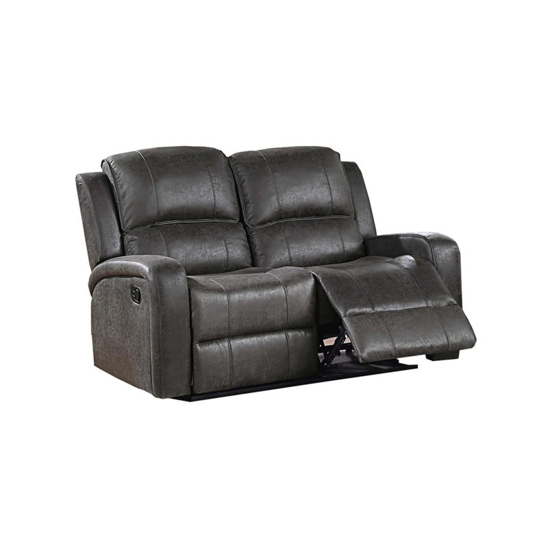 Causeuse inclinable manuelle, Noir, noir, noir, noir