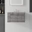 Single Bathroom Vanity with Real Wood Veneer Top-1345127907-1345127933