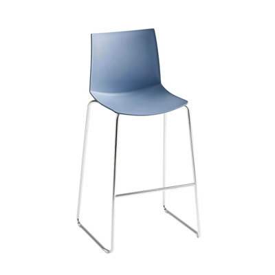 Kanvas Backed Ergonomic Industrial Stool with Footrest