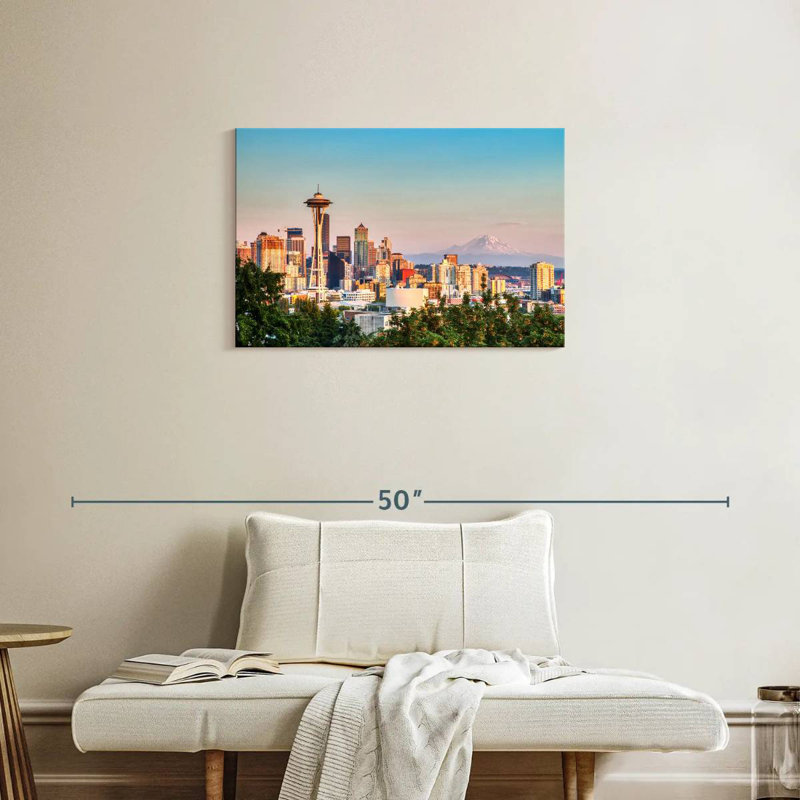 Sireci Seattle Cityscape, 20" H x 30" W