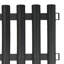 Athlee 32.5cm H x 60cm W Black Lawn Edging