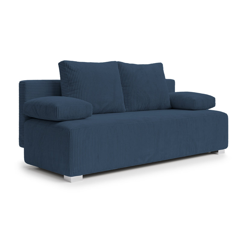 Adriyana 3 Seater Sofa Bed, Navy