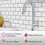 Autocollant d'aspect carrelage