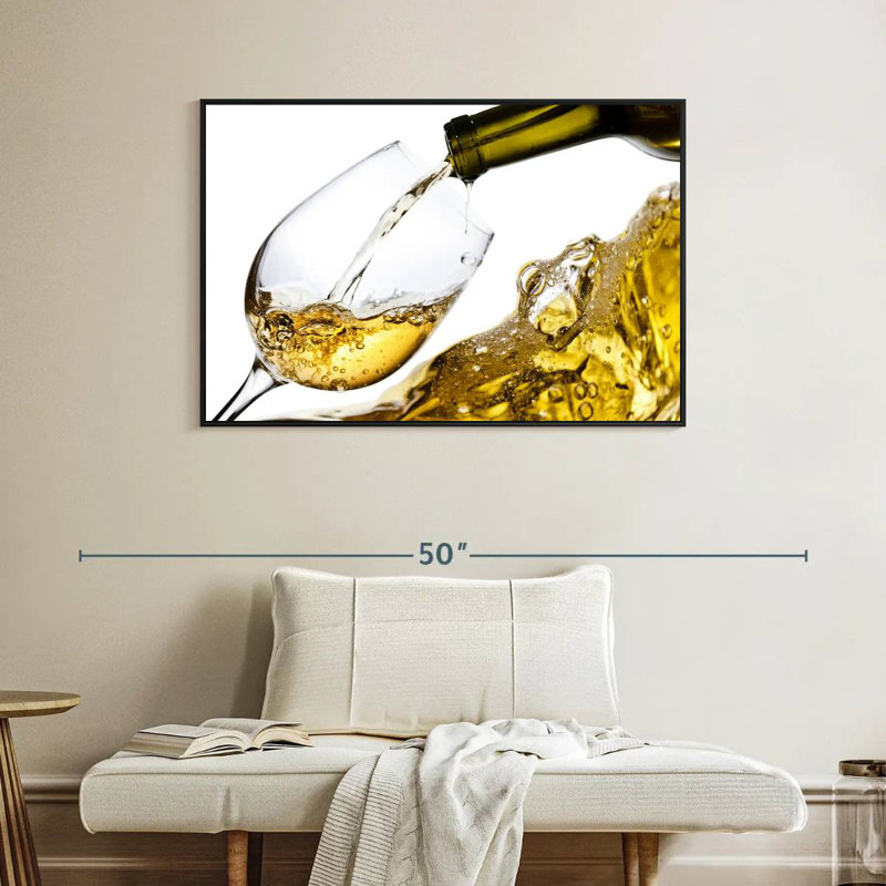 Yarlin White Wine Splash, 27" H x 40" W