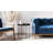 Amena Iron Top End Table