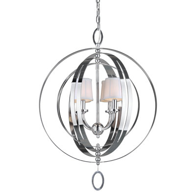 Bengal 4 - Light Dimmable Globe Chandelier