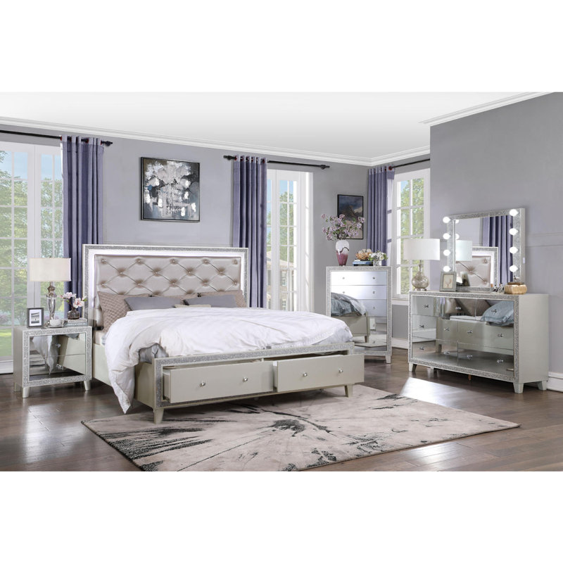Teshima Upholstered Platform Storage Bed, California King