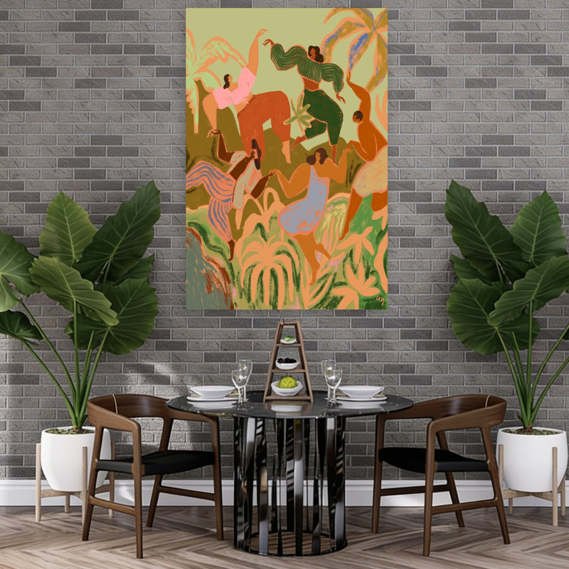 Impression d'art mural printanier, 60" H x 40" W
