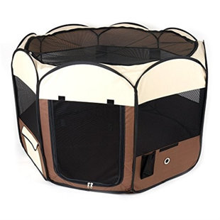 28'' H Fabric Exercise Pen With Door