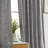 Latitude Run® Hermania Jacquard Slub Texture - Privacy Curtains With Back Tab Rod Pocket Lightweight Window Curtains Drapery Panels For Bedroom, Dining Room & Living Room, 2 Panels-437342545-437342546