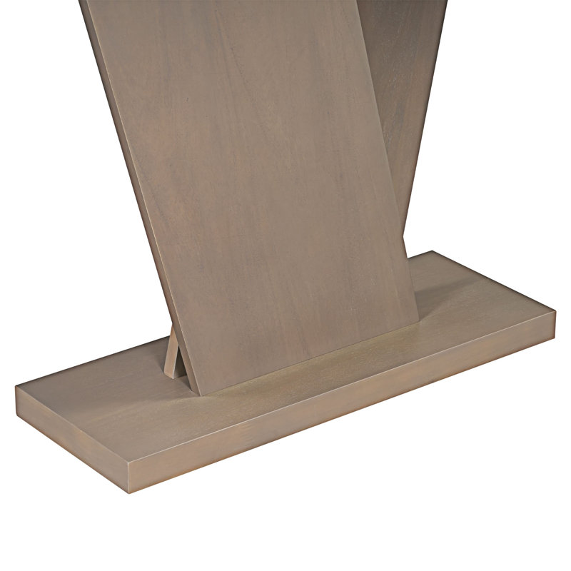 Console avec base en V, Taupe