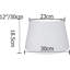 Talaina 25cm H Cotton Lamp Shade-1043574458