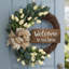 Handcrafted Mixed Assortment Plastic 40 cm Artificial Wreath