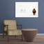 «Winter Pony In Snow Minimalist Peaceful Serene Horse Landscape Nature», reproduction d'art murale-133182903