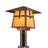 Rustic Lodge Colourful Lantern Head