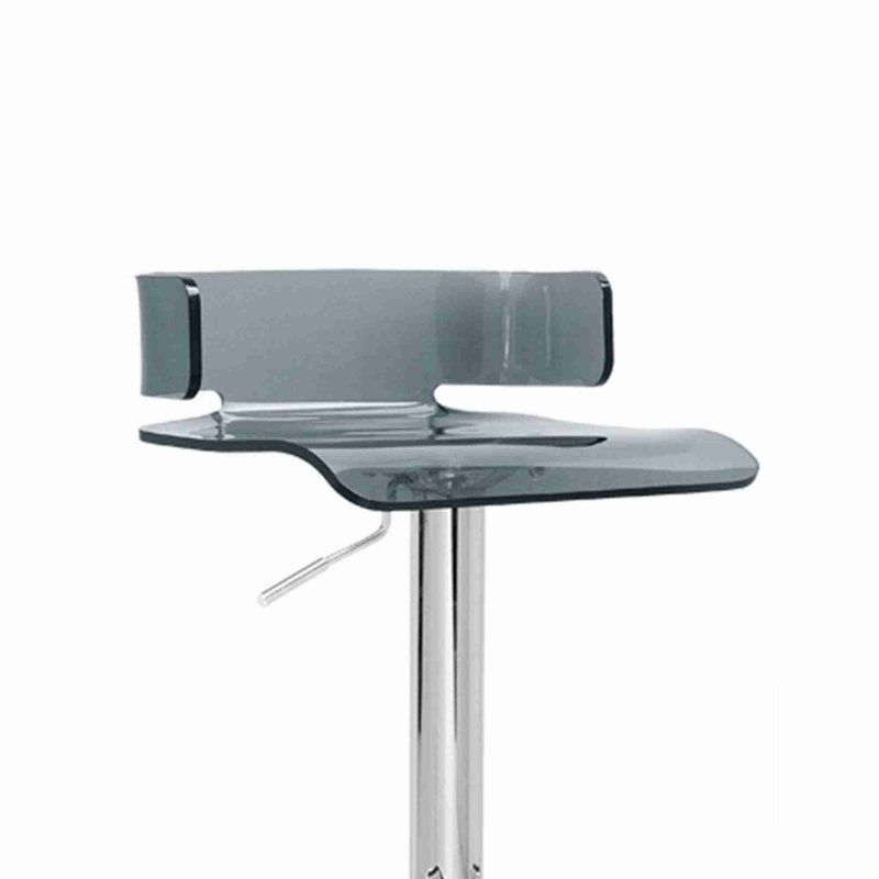 Tabouret de bar à hauteur ajustable 1pc, Gris