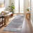 Rambo Abstract Ivory/Gray/Blue Area Rug-61672780