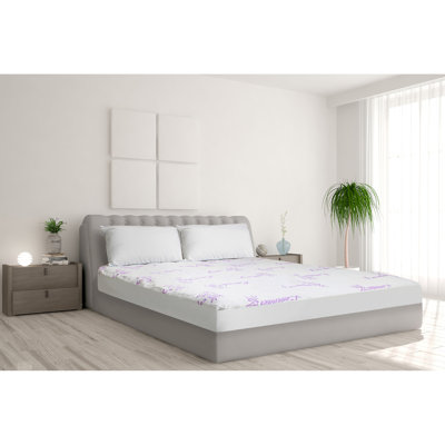 Protège-matelas ajusté et hypoallergénique et imperméable Terri