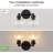 Vanity Light Fixture With Clear Glass Shades, 2-Light Bathroom Wall Sconce For Mirror, Kitchen, And Stairs, Industrial Modern Design, E26 Socket Base-363174822