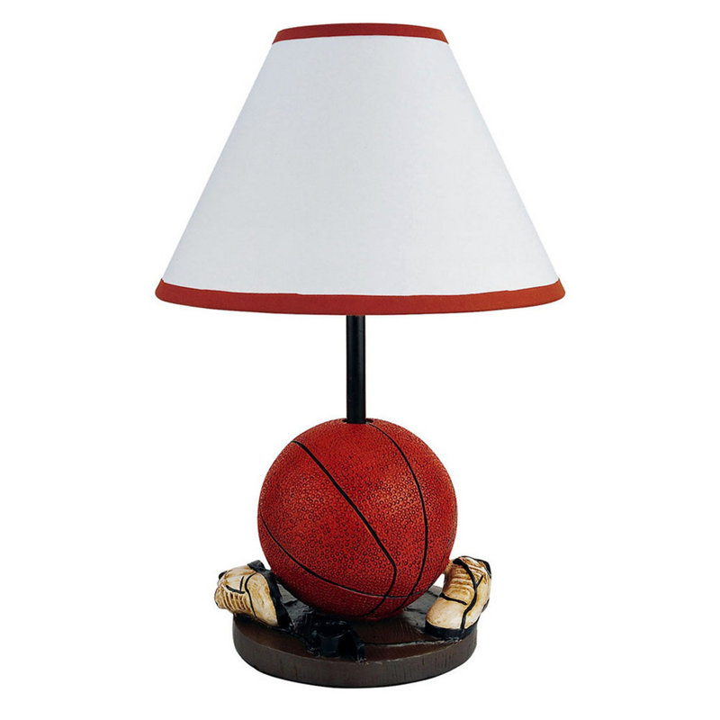 Polyresin Basketball Table Lamp