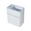 Meuble-lavabo flottant mural avec lavabo en résine et porte d'armoire à fermeture en douceur-859562052-859562055