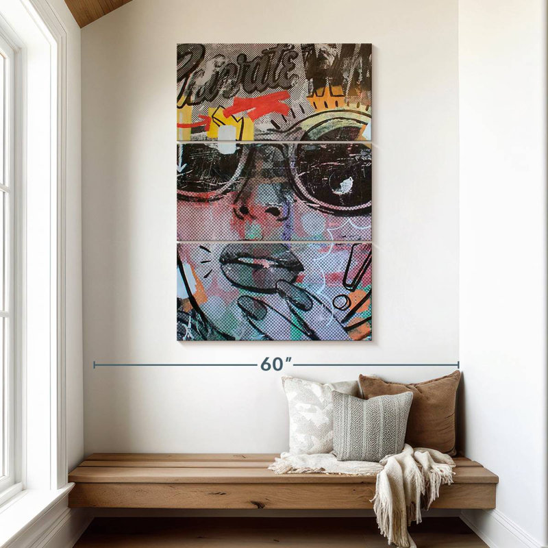 Leisha Private War, 50" H x 32" W
