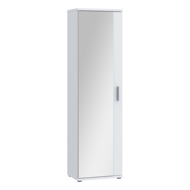 14 Pair Shoe Storage Cabinet, White