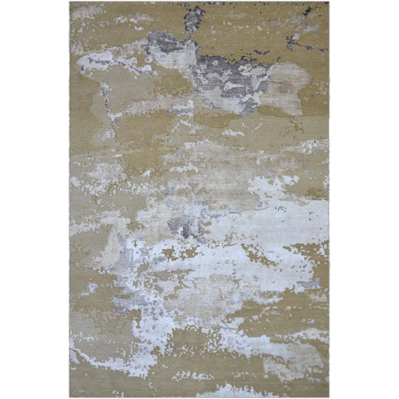 Area Rug in Brown/Gray, Rectangle 4' x 6'