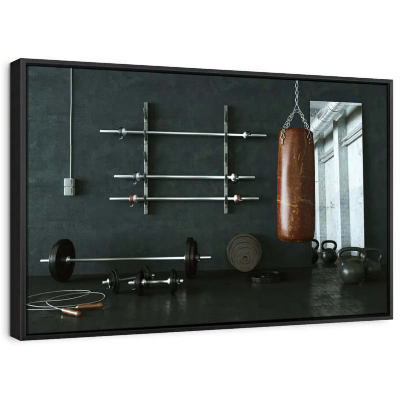 Impression sur toile Home Gym, H 27 po x l 40 po