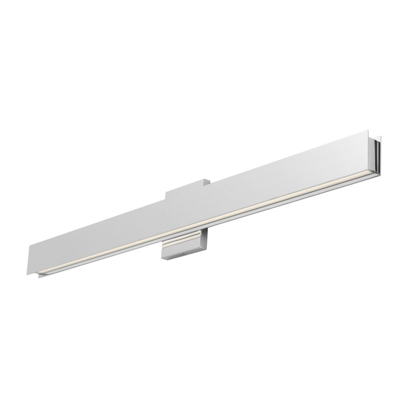 Bau 1 - Light LED Bath Bar, Polished Nickel