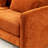 58.66" Small Modern Loveseat Sofa in Mid-Century Chenille Fabric with Back Cushions-1959370924