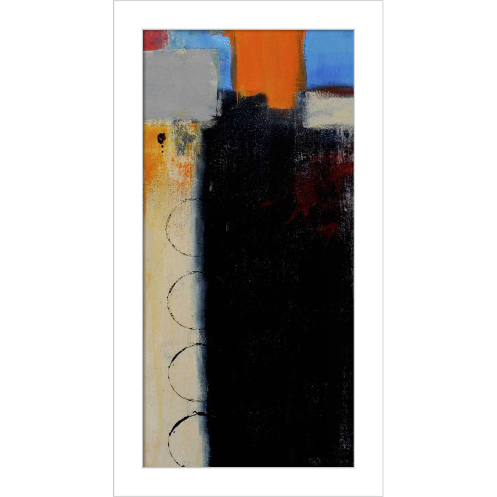 Thats a Wrap III by Mauro Wood Framed Wall Art Print, White, 13" H x 7" W