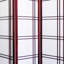 70 "3 moustiquaires" de couleur cerise - bois de pin, pliable pour économiser de l'espace, grande cloison décorative moderne en pin, gestion, barrière intérieure