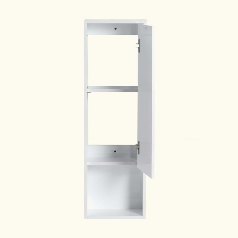 Armoire murale moderne flottante avec portes à fermeture douce, tablette réglable et contreplaqué résistant à l'eau
