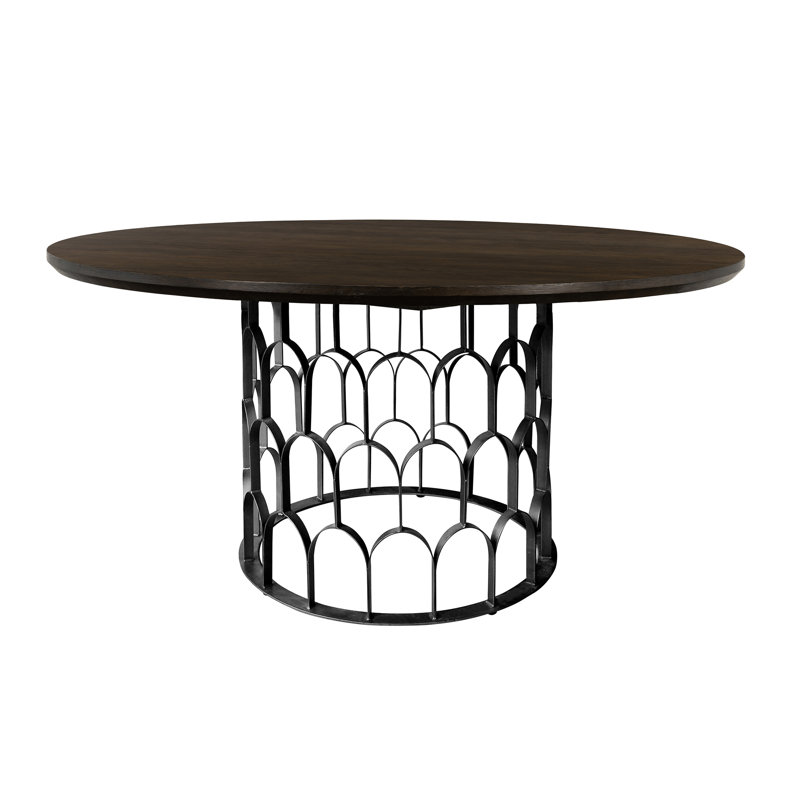 Siniard Round Dining Table, Brown