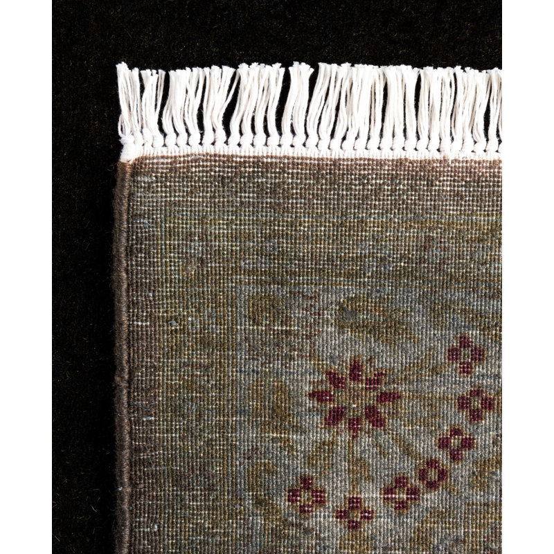 Overdyed One-of-a-Kind 3' 3" X 18' 4" Hand Knotted Area Rug
